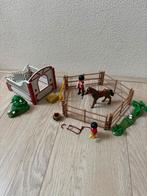 Playmobil paard paarden training verzorging met stal!, Kinderen en Baby's, Speelgoed | Playmobil, Ophalen of Verzenden, Zo goed als nieuw