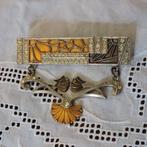 Broche art deco stijl, Sieraden, Tassen en Uiterlijk, Antieke sieraden, Ophalen of Verzenden, Overige materialen, Broche