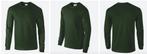 Partij kleding - longsleeve shirts groen Gildan - NIEUW, Kleding | Heren, T-shirts, Ophalen, Nieuw, Overige maten, Groen