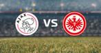 Ajax - EIntracht Frankfurt F-side 2x, Tickets en Kaartjes, Sport | Voetbal, Losse kaart, Twee personen, Maart