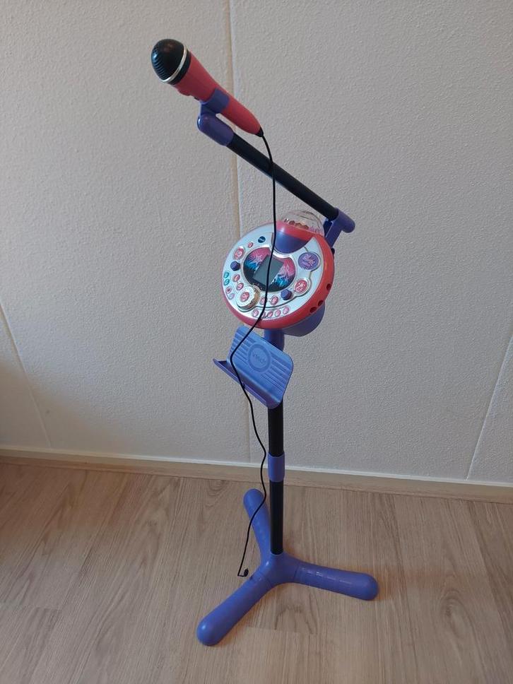 Vtech Kidi Superstar Microfoon met Discolamp, Kinderen en Baby's, Speelgoed | Educatief en Creatief, Gebruikt, Elektronica, Met licht