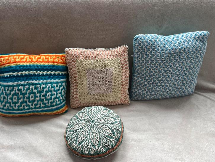 Fraaie gehaakte kussens voor een zacht prijsje, Huis en Inrichting, Woonaccessoires | Kussens, Nieuw, Vierkant, Ophalen of Verzenden