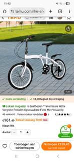 Te koop vouwfiets. 1 x gebruikt, Ophalen