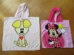 Badponcho Badcape Roze Disney Minnie Mouse en Woezel en Pip, Disney, Meisje, Ophalen of Verzenden, Zo goed als nieuw