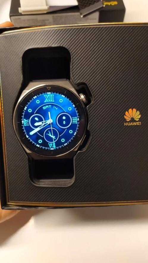 Huawei Watch GT3 Pro 46mm Zwart, Sieraden, Tassen en Uiterlijk, Smartwatches, Zo goed als nieuw, Android, Zwart, Afstand, Calorieverbanding