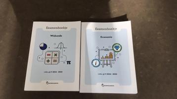 Gratis twee examenboeken vmbo wiskunde en economie beschikbaar voor biedingen
