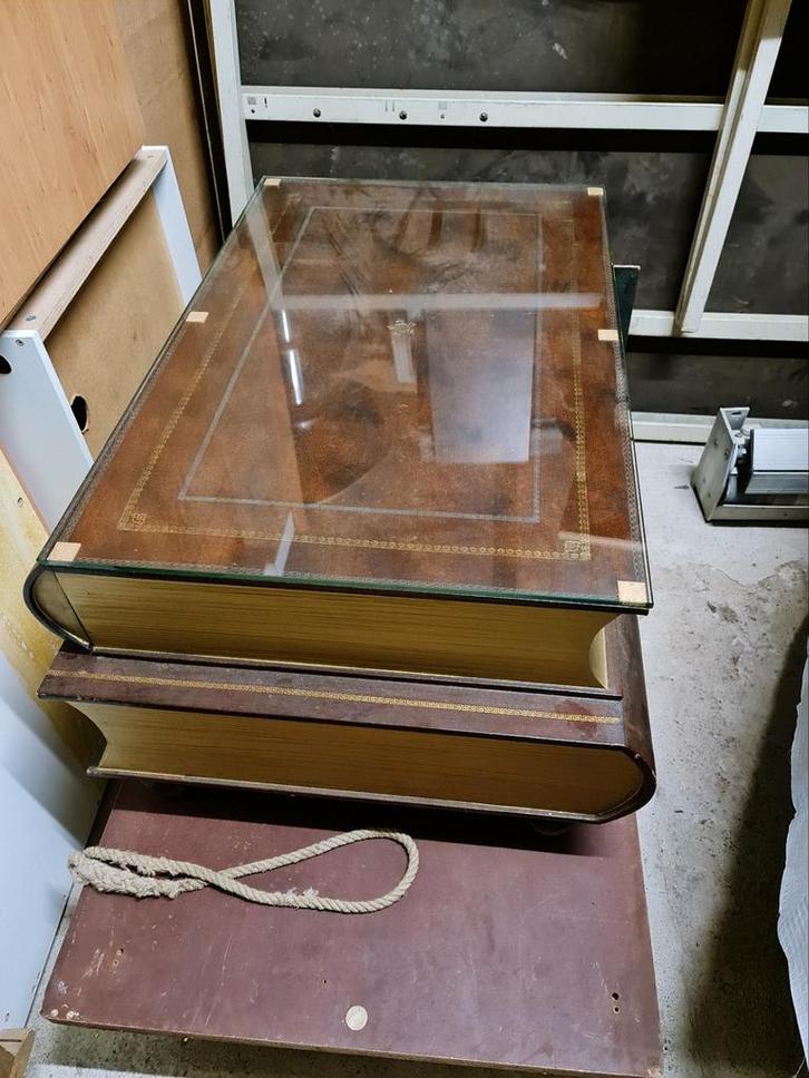 Antieke Boekentafel met Lades, Antiek en Kunst, Antiek | Meubels | Tafels, Ophalen of Verzenden