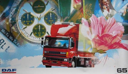 poster affiche Rally DAF Trucks 55x 89 cms, zie afbeeldingen, Verzamelen, Posters, Gebruikt, Sport, A1 t/m A3, Rechthoekig Liggend
