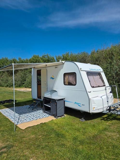 Caravelair Antares 400, incl. voortent en (zak)luifel., Caravans en Kamperen, Caravans, Particulier, tot en met 4, 500 - 750 kg