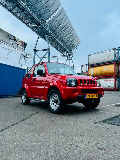 Suzuki Jimny 1.3 Cabrio 4WD 2003 Rood, Auto's, Suzuki, Particulier, Jimny, Benzine, E, SUV of Terreinwagen, Handgeschakeld, Origineel Nederlands