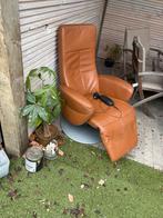 Seniorenstoel, Huis en Inrichting, Gebruikt, Bruin, Leer, Ophalen of Verzenden