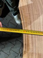 Zeer grote iepen boomstamtafels 345x100x7cm, Eikenhout, 200 cm of meer, Natuurlijk, Zo goed als nieuw