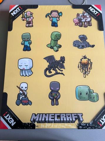 Minecraft poster op hout beschikbaar voor biedingen