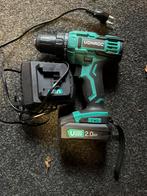 Vonroc scroef / boor machine accu & snellader, Doe-het-zelf en Verbouw, Gereedschap | Boormachines, Ophalen of Verzenden, Zo goed als nieuw