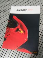 Kleurenfolder Ducati 907ie - 907 ie "Oro Rosso" 1991 Folder, Motoren, Ophalen of Verzenden, Zo goed als nieuw