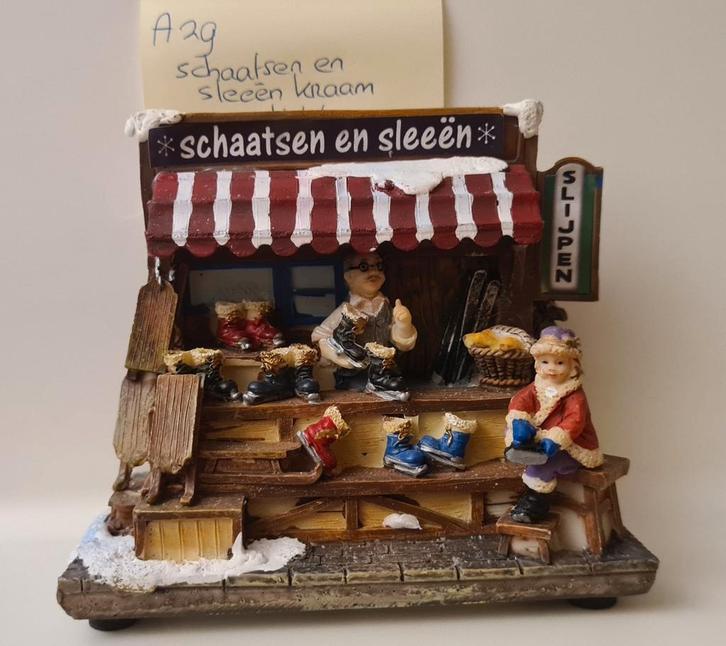 A29, Schaatsen en sleeën verkoop, marktkraam, kerstdorp, Diversen, Kerst, Zo goed als nieuw, Ophalen of Verzenden