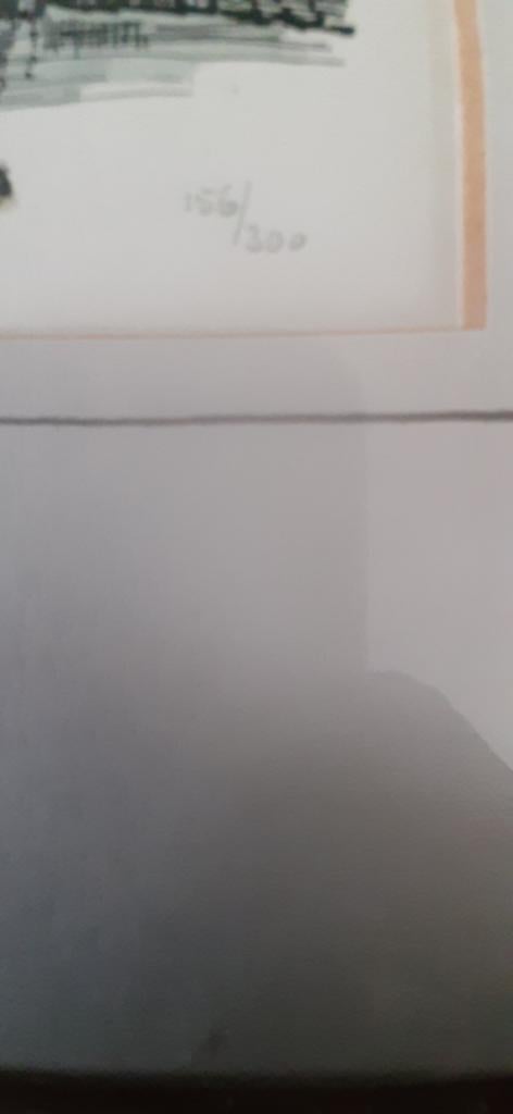 Jos van dijk gezicht op dordtrecht 3 stuks 32x27 cm puntgaaf, Antiek en Kunst, Ophalen of Verzenden