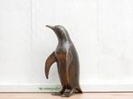 173* Bronzen pinguïn M (Boven €75 geen verzendkosten), Ophalen of Verzenden, Nieuw, Overige materialen, Dierenbeeld