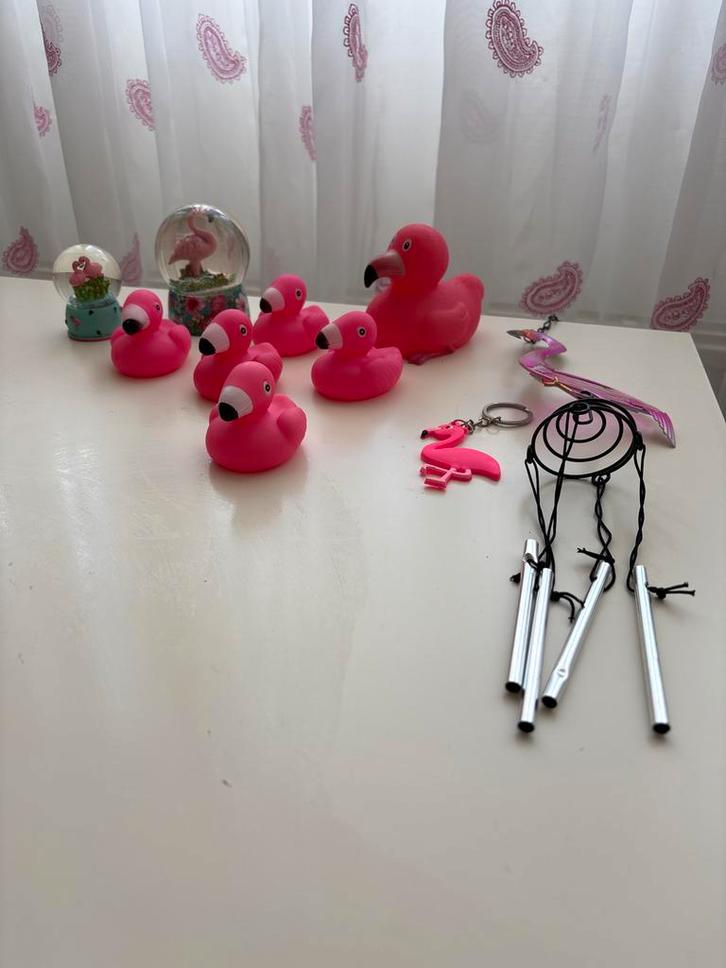 Flamingo Verzamelobjecten - Leuke Set!, Huis en Inrichting, Woonaccessoires | Overige, Gebruikt, Ophalen of Verzenden