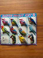 Vogel speldjes  (vintage) op kaart, Ophalen of Verzenden, Nieuw, Dier of Natuur, Speldje of Pin