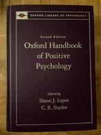 Oxford Handbook of Positive Psychology, Ophalen of Verzenden, Zo goed als nieuw, Overige onderwerpen