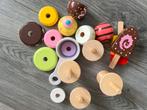 Houten speelgoed bouw ijsjes, Kinderen en Baby's, Speelgoed | Houten speelgoed, Ophalen, Gebruikt, Overige typen