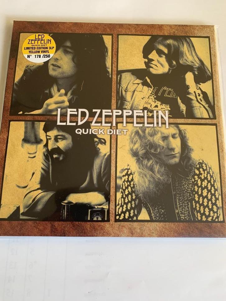 Led Zeppelin - Quiet Diet ( 3 lp), Cd's en Dvd's, Vinyl | Rock, Zo goed als nieuw, Poprock, 12 inch, Ophalen