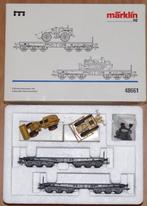 48661 Marklin set ZWARE LASTWAGEN "CATTER PILAR", Hobby en Vrije tijd, Modeltreinen | H0, Wisselstroom, Ophalen of Verzenden, Märklin