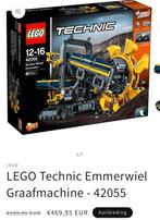 LEGO Technic Emmerwiel Graafmachine 42055, Ophalen of Verzenden, Zo goed als nieuw, Complete set, Lego