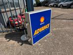 SHELL Advamce grote reclame lichtbak, Verzamelen, Ophalen, Gebruikt, ., Lichtbak of (neon) lamp