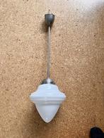 Hanglamp Art Deco eikel model, Gebruikt, Ophalen of Verzenden, Glas, 75 cm of meer