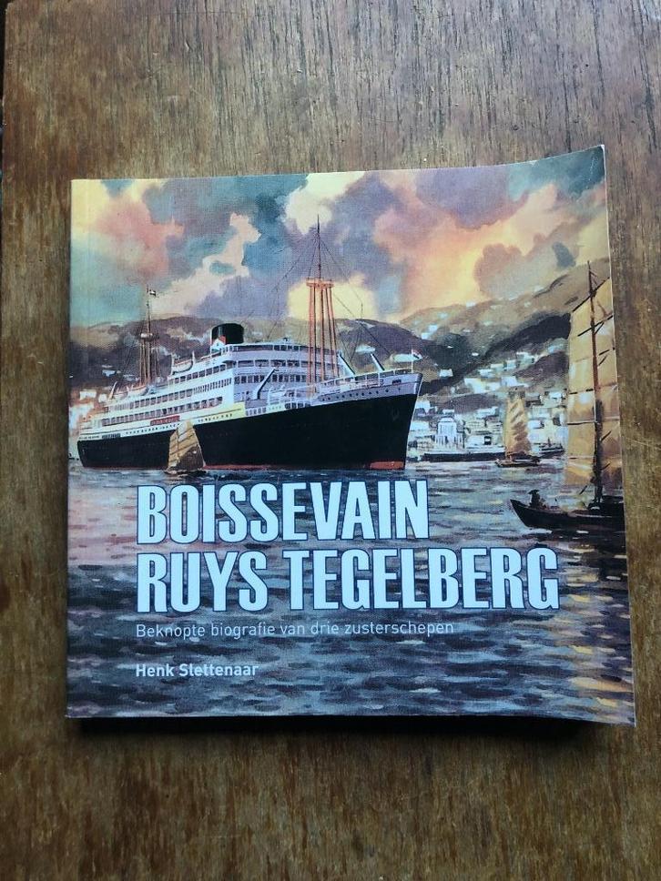 Boissevain, Ruys en Tegelberg, drie zusterschepen KPM K.P.M., Boeken, Vervoer en Transport, Zo goed als nieuw, Boot, Ophalen of Verzenden