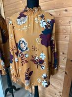 Bloemen blouse maat M, Kleding | Dames, Blouses en Tunieken, Ophalen of Verzenden, Zo goed als nieuw, Maat 38/40 (M), Geel