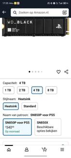 Officiele PlayStation 5 SSD, Computers en Software, Harde schijven, Intern, Console, SSD, Zo goed als nieuw