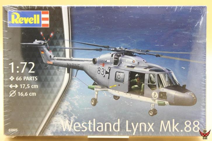 ROWASP | Revell 1/72 Westland Lynx Mk 88 helicopter, Hobby en Vrije tijd, Modelbouw | Vliegtuigen en Helikopters, Nieuw, Helikopter
