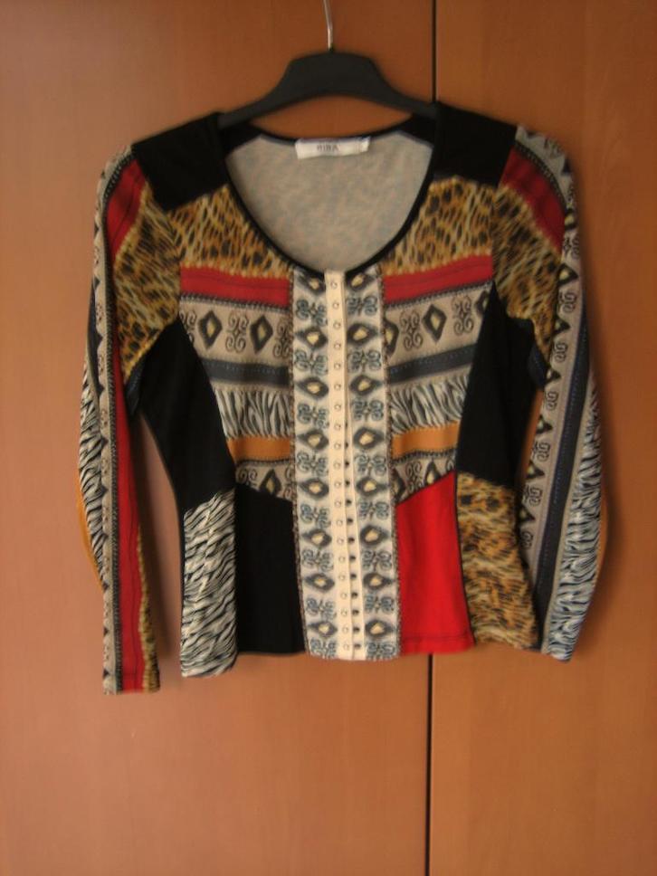 Prachtig speels vestje in safari-look BIBA 36-38-40 Snazzeys, Kleding | Dames, Truien en Vesten, Nieuw, Maat 38/40 (M), Overige kleuren