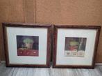3 leuke schilderijtjes, Huis en Inrichting, Woonaccessoires | Lijsten, Minder dan 50 cm, Ophalen of Verzenden, Zo goed als nieuw