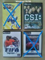 Windows ‘97/‘98 - 2 oude spellen -  CSI + Fifa 2001 -, Ophalen of Verzenden