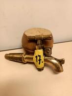 Antieke Messing Kraan - 14cm, Ophalen of Verzenden