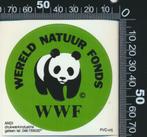 Sticker: WWF - Wereld Natuur Fonds (1), Ophalen of Verzenden, Zo goed als nieuw, Dier en Natuur
