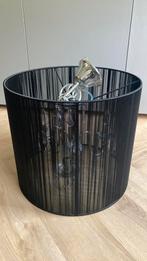 Kroonluchter zwart incl. lampen, Huis en Inrichting, Lampen | Lampenkappen, Ophalen, Zwart, Rond