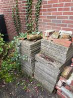 Tuin tegels 28 stuks 60x40, Ophalen, Gebruikt, 10 m² of meer, Beton