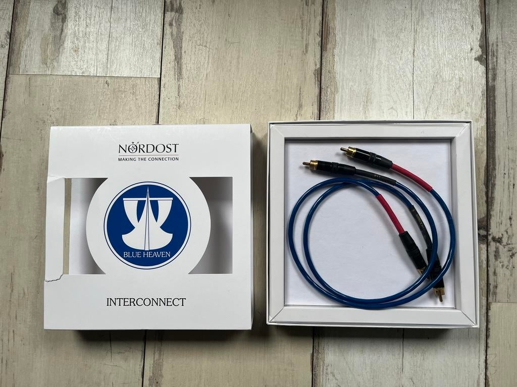 Nordost Blue Heaven RCA Interlink Kabel - 60cm, Audio, Tv en Foto, Audiokabels en Televisiekabels, Zo goed als nieuw, Interlink-kabel
