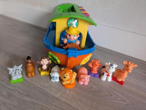 Speelset Ark van Noach boot boerderijdieren en wilde dieren, Kinderen en Baby's, Speelgoed | Speelgoedvoertuigen, Gebruikt, Ophalen of Verzenden