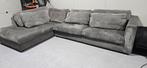 Goosens Hoekbank Grijs - Ruime Bank met Losse Kussens, Ophalen of Verzenden