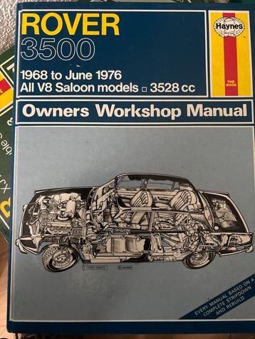 Haynes Werkplaatshandboek Rover 3500 (1968-1976) beschikbaar voor biedingen