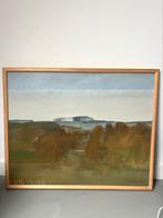 F Gubbels (1998) - winter landschap (olieverf), Antiek en Kunst, Kunst | Schilderijen | Abstract, Ophalen