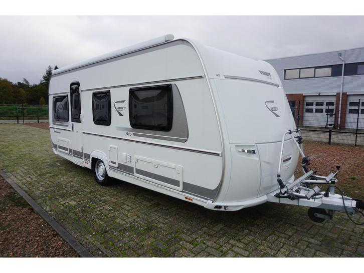Fendt Bianco Performance 515 SG + MOVER + LUIFEL, Caravans en Kamperen, Caravans, Bedrijf, tot en met 4, 1250 - 1500 kg, Rondzit