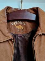 Camel Active lederen suède jack jas in lichtbruin maat L top, Ophalen, Maat 52/54 (L), Bruin, CAMEL