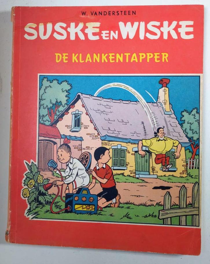 Suske en Wiske De Klankentapper Eerste druk, Boeken, Stripboeken, Gelezen, Eén stripboek, Ophalen of Verzenden